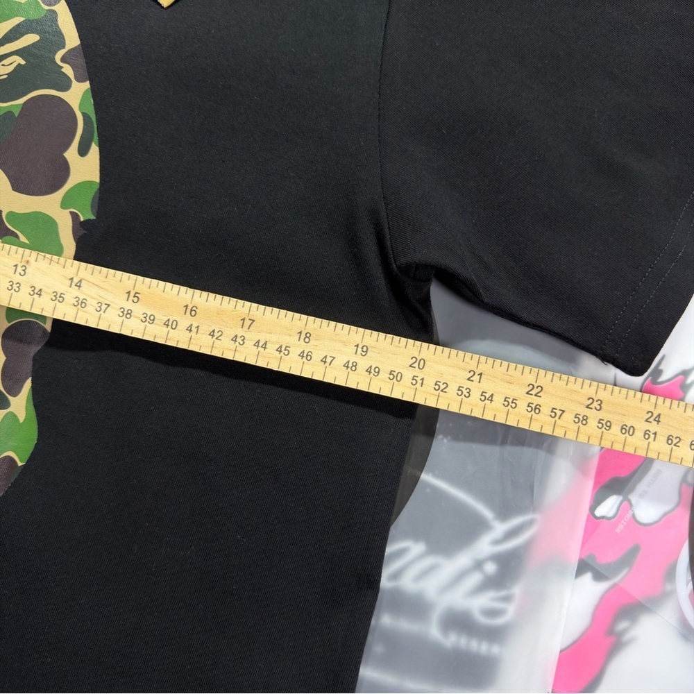 BAPE ABC Camo By Bathing Ape T-shirt ‘Black’ - Picture 6 of 7